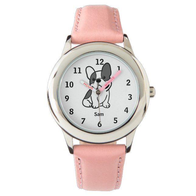 Montre Garde-chien personnalisée pour enfants (devant)