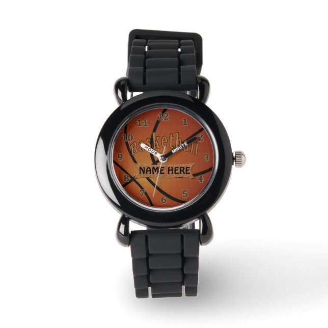 Montre GARDE DE BASKET, Cadeaux De Basket Personnalisés (Recto)