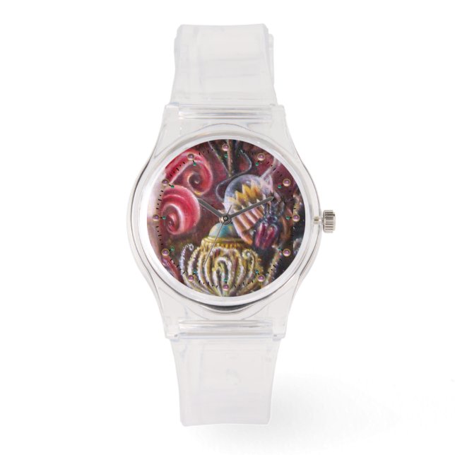 Montre GARDEN OF MELISSA / Magic Flowers With Scarab (Recto)