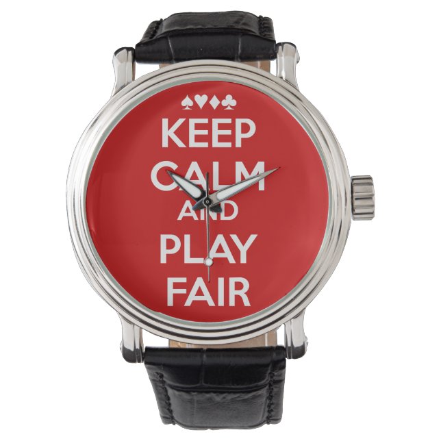 Montre Gardez Le Calme Et Jouez Juste (devant)