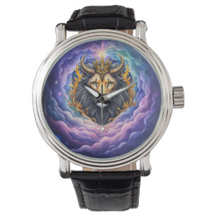 Montre Gardiens au clair de lune – Lion cosmique.