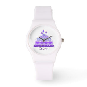 Montre Gâteau de Princesse avec Nom