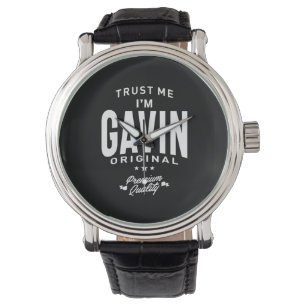 Montre Gavin Nom personnalisé Anniversaire Cadeau