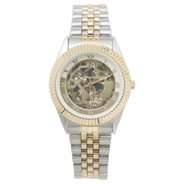 Montre Gears or (devant)