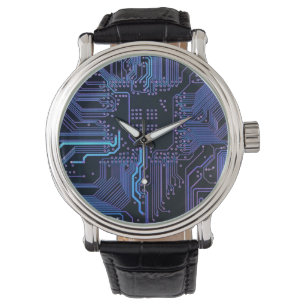 Montre Geek Sortie carte de circuit électronique Nerd PCB