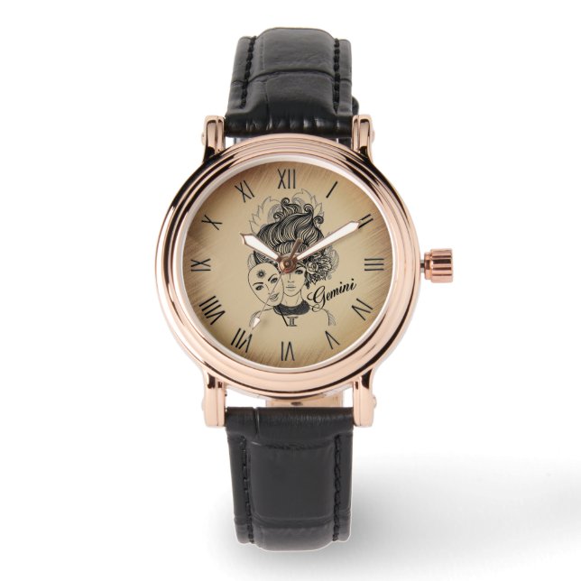 Montre Gemini Masqué Lady Zodiac (Recto)
