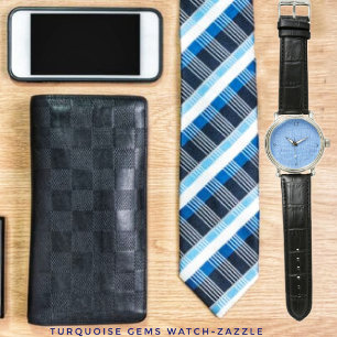 Montre Gemmes turquoise