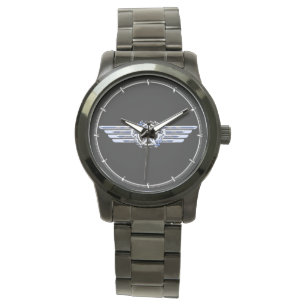 Montre Général Air Pilot Chrome Comme Star Wings Black