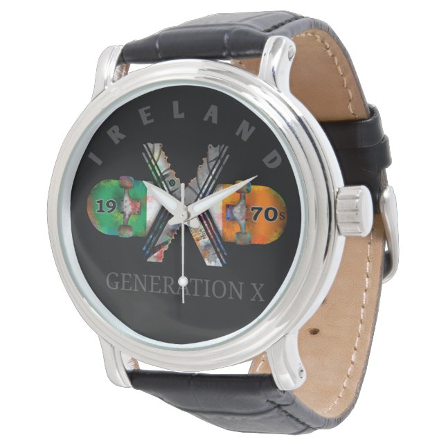 Montre Génération X Irlande 1970 Skateboard (Incliné)