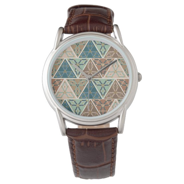 Montre Geo Step extérieur | Motif géométrique (devant)
