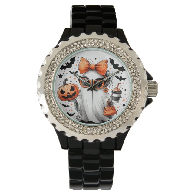 Montre Ghost d'Halloween drôle (devant)