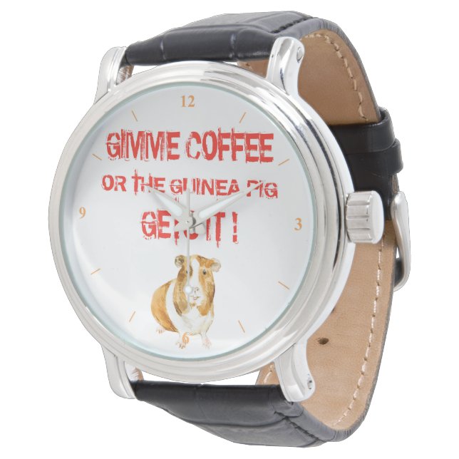 Montre Gimme Coffee ! (Incliné)
