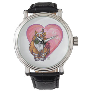 Montre Ginger Cat Saint-Valentin