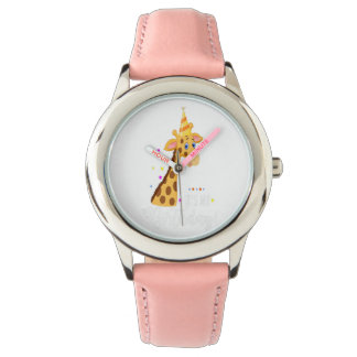 Montre Giraffe Anniversaire Guetter Anniversaire Cadeau p