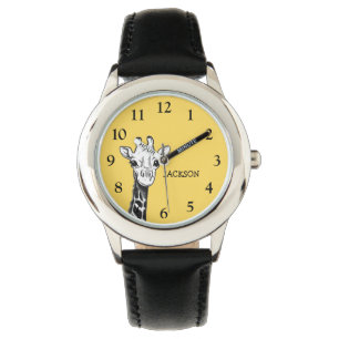 Montre Giraffe Enfants Cute Personnalisée
