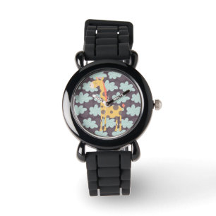 Montre Giraffe et nuages