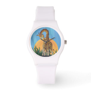 Montre Giraffe maman et bébé