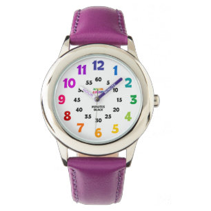 Montre Girls Bold Number Purple Apprenez à le faire suiv