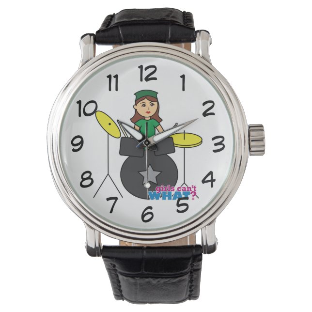 Montre Girls Can't WHAT ? ColorizeME Custom (devant)