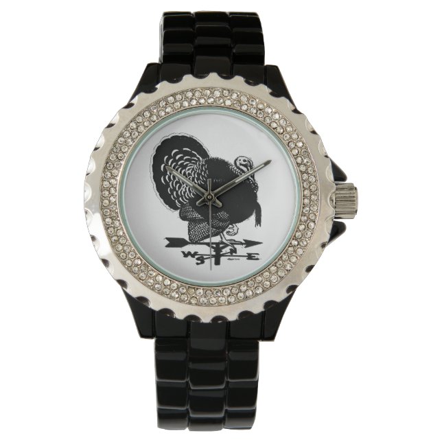 Montre Girouette en forme de dinde (devant)