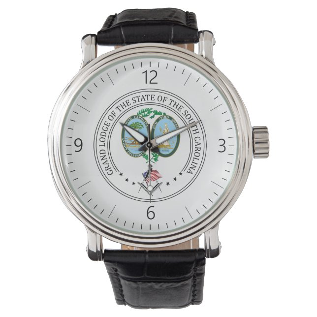 Montre Gîte de franc-maçonnerie de l'état de Caroline du  (devant)