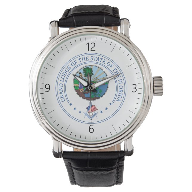 Montre Gîte de franc-maçonnerie de l'état de Floride (devant)