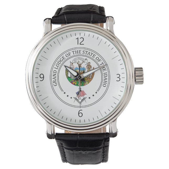 Montre Gîte de franc-maçonnerie de l'Etat d'Idaho (devant)