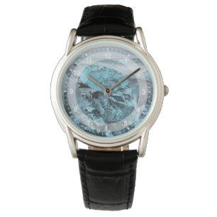 Montre Glace bleue sur la plage, Islande