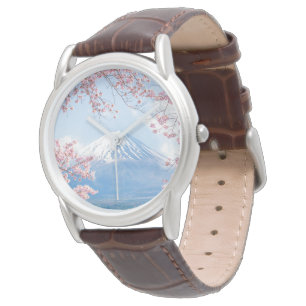 Montre Glace et neige   Cherry Blossoms Mt. Fuji Japon