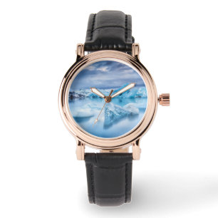 Montre Glace et neige Lagune Jokulsarlon, Islande