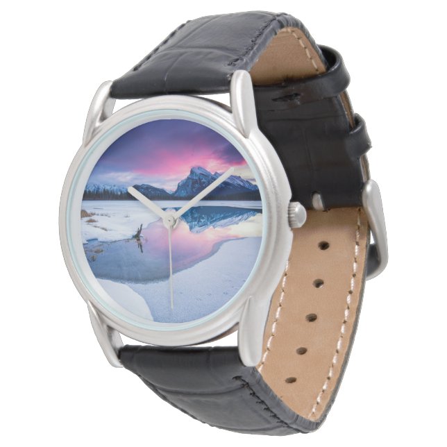 Montre Glace et neige | Mt. Rundle, Canada (Incliné)