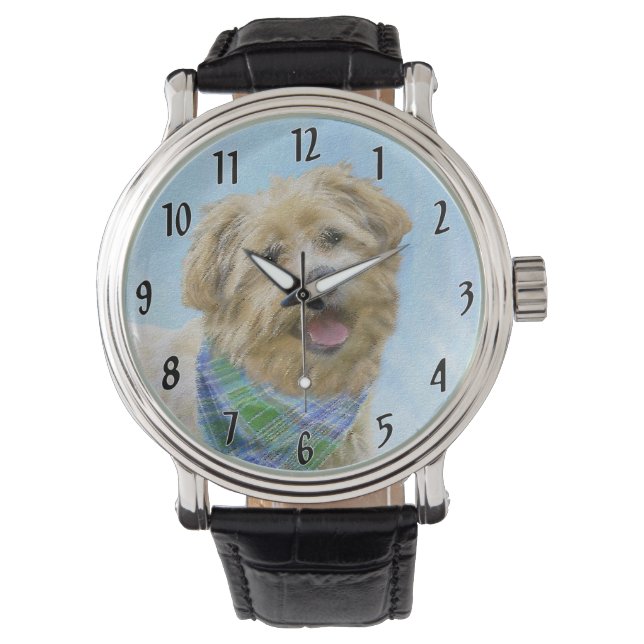 Montre Glen of Imaal Terrier Peinture - Art original Chie (devant)