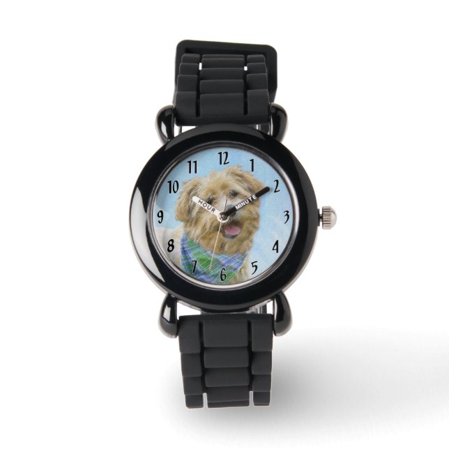 Montre Glen of Imaal Terrier Peinture - Art original Chie (Recto)