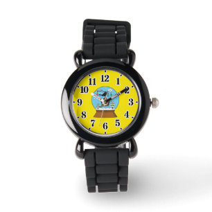 Montre Globe des neiges avec chant Blackbird