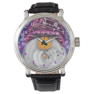 Montre Gnome En Casquette Violet Chante Bonne Chanson De 