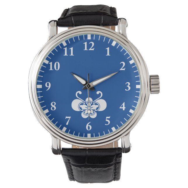 Montre Goka en forme de papillon (devant)