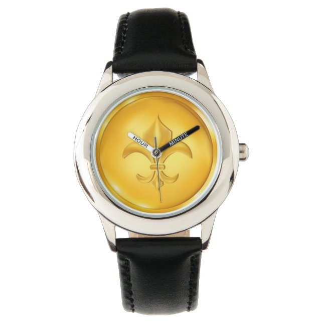 Montre Gold Fleur De Lis - SRF (devant)