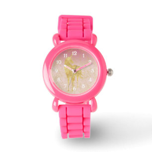 Montre Gold Glitz rose Ombre Unicorn