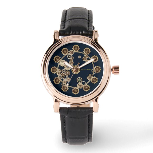 Montre Gold Ladies Steampunk (Recto)