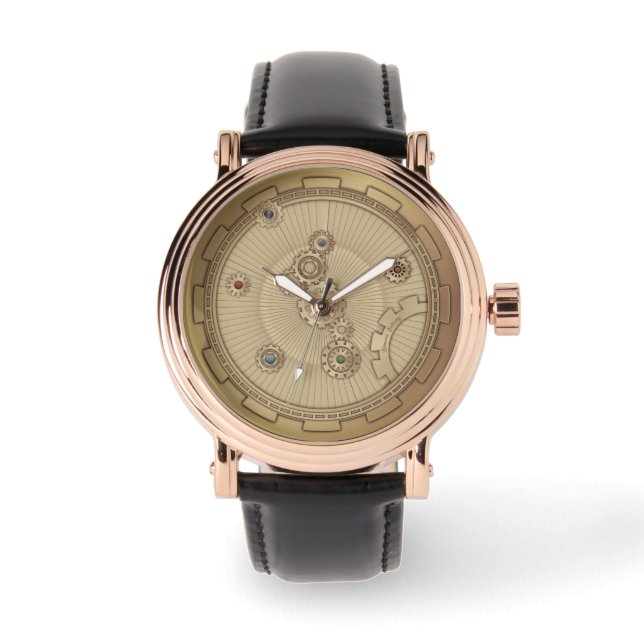 Montre Gold Steampunk (Recto)