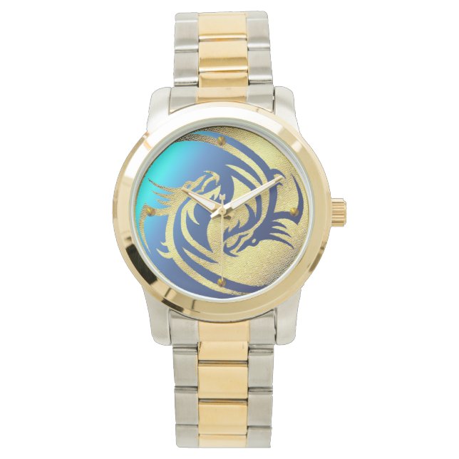 Montre Golden Dragon Yin-Yang Watch (devant)