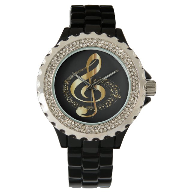 Montre Golden Gclef Ladies Rhinestone Watch (devant)