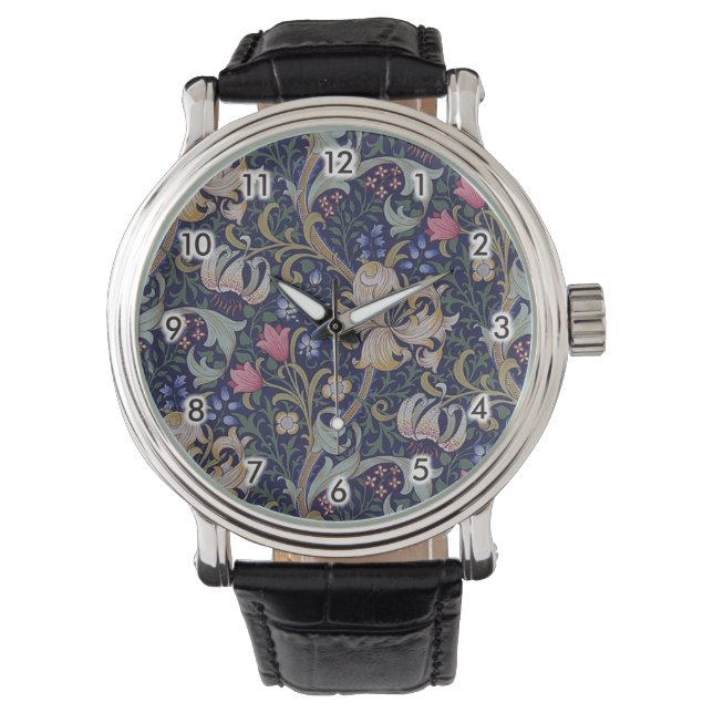 Montre Golden Lily, William Morris (devant)