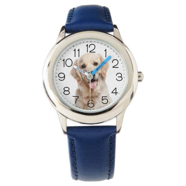 Montre Golden Retriever On White Watch (devant)