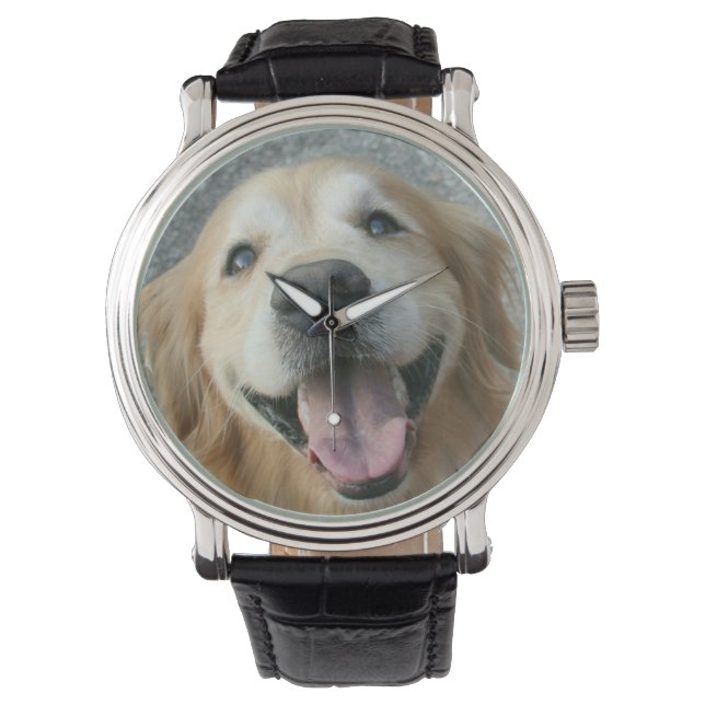Montre Golden Retriever souriant (devant)