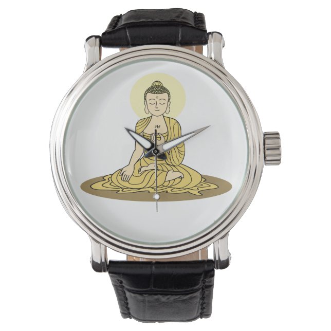 Montre Golden Serenity Bouddha Watch (devant)