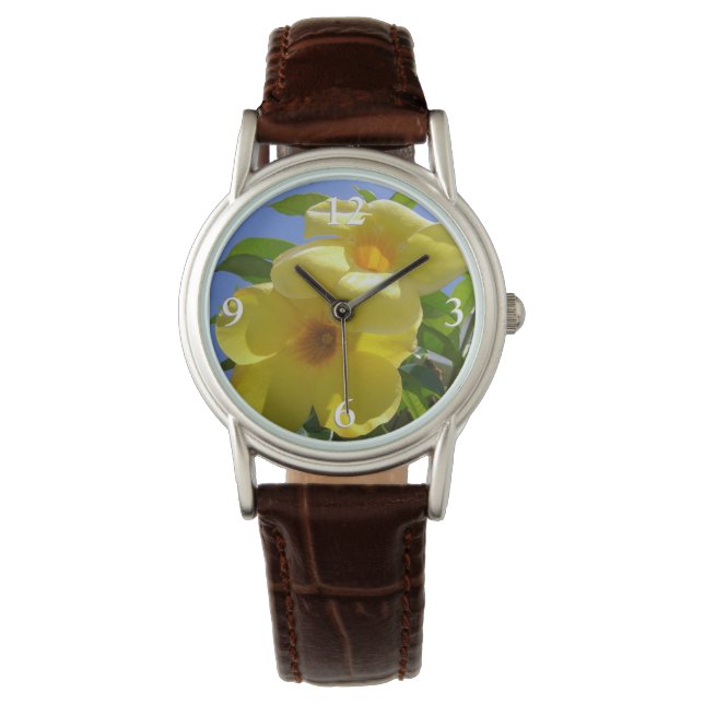 Montre Golden Trumpet Flowers I (devant)