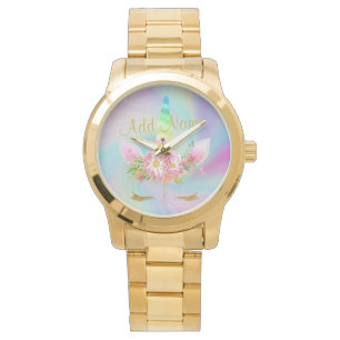 Montre Golden Unicorn Rainbow Gold Watch