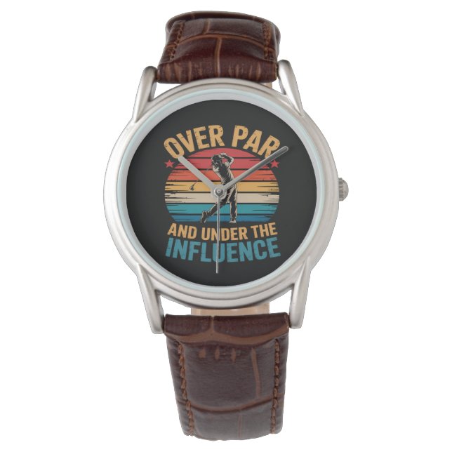 Montre Golf drôle buvant (devant)