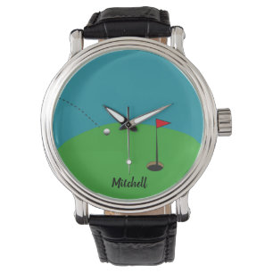 Montre Golf Green Personnalisé
